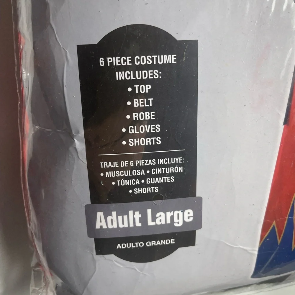 Halloween Costume Knockout Womens Boxing  6pcs. NWT Size L - Picture 3 of 6